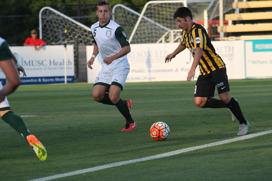 The Charleston Battery face The Villages SC from the PDL in the 2016 US Open Cup. Photo: Charleston Battery