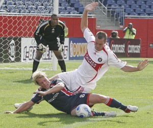 The last time the New England Revolution and the Chicago Fire met in the US Open Cup was in 2006. Photo: Chicago Fire