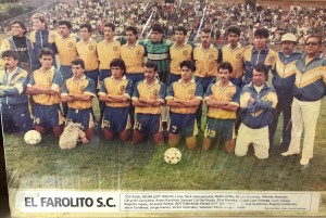 A undated team photo of El Farolito