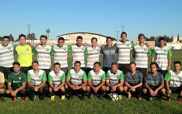 Buena Park FC poses for a team photo ahead of their 2018 US Open Cup qualifying match against the Santa Clarita Storm. Photo: Buena Park FC