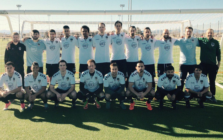 FC Denver poses for a team photo before their 2018 US Open Cup qualifying match vs. Indios Denver FC. Photo: FC Denver
