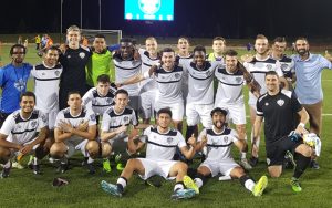 Inter Nashville celebrate their 6-1 win over the Charlotte Eagles in the 2018 US Open Cup. Photo: Inter Nashville