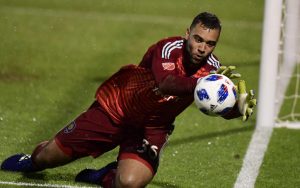 Earl Edwards Jr. of Orlando City SC makes a save during the club's 2018 US Open Cup match against DC United. Photo: USA Today Sports Images