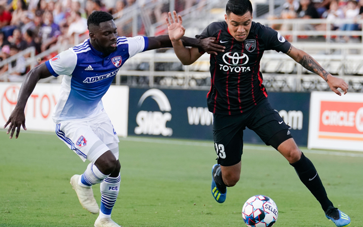 FC Dallas and San Antonio FC met in the Fourth Round of the 2018 US Open Cup. Photo: Darren Abate | USL