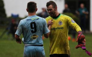 Players from West Chester United celebrate after a 1-0 win over VE in the 2019 US Open Cup qualifying tournament. Photo: Matt Ralph | BrotherlyGame.com