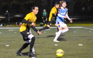 Ramiro Ceja of Academic SC scored the lone goal in the club's 1-0 win over Oakland Stompers in the Third Round of the 2019 US Open Cup qualifying tournament. Photo: Brittney Virgo