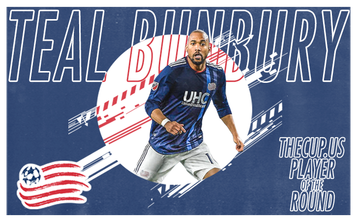 2019 US Open Cup Round 4: Teal Bunbury of New England Revolution voted   Player of the Round