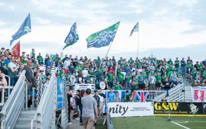 Saint Louis FC fans came out to support their team against FC Cincinnati in the Round of 16 match of the 2019 US Open Cup. Photo: Will Bramlett
