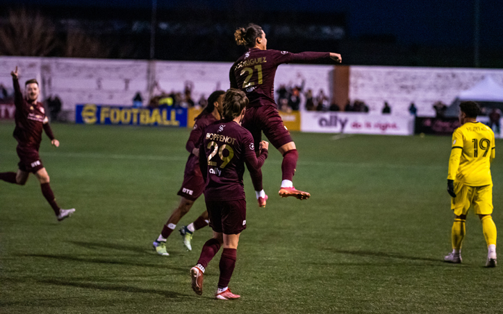 Detroit City FC Columbus Crew 2022 US Open Cup Maxi Rodriguez