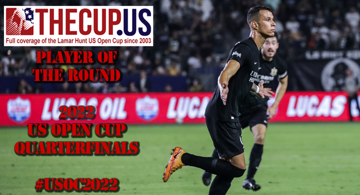 Luis Felipe of Sacramento Republic FC was voted TheCup.us Player of the Round for the Quarterfinals of the 2022 US Open Cup. Photo: Sacramento Republic FC