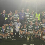 Lansdowne Yonkers FC celebrate the 2026 USASA Region I Amateur Cup title after a 3-0 win over Club Atletico Los Toros. Photo: Greg Oldfield | BackyardPitches.com